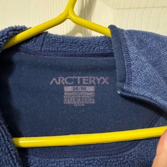 Women's Blue Fleece Jacket - Picture 5 of 7